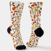 Light Herbstlaubs Pattern Socken (Gewinkelt)