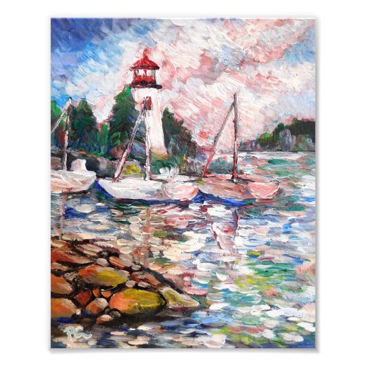 Light House Fotodruck (Vorne)