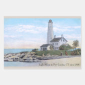 Light House New London CT Geschenkpapier Set (Vorderseite 2)