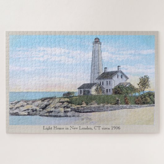 Light House New London CT Puzzle (Horizontal)