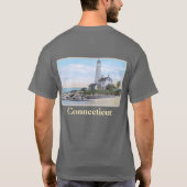 Light House New London CT T-Shirt (Rückseite)