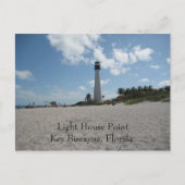 Light House Point Key Biscayne Postkarte (Vorderseite)