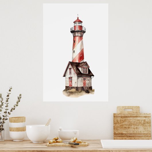 Light House Poster (Küche)