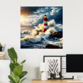 Light House Poster (Heimbüro)