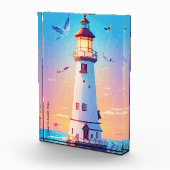 Light House Tabletop Décor Fotoblock (Rechts)