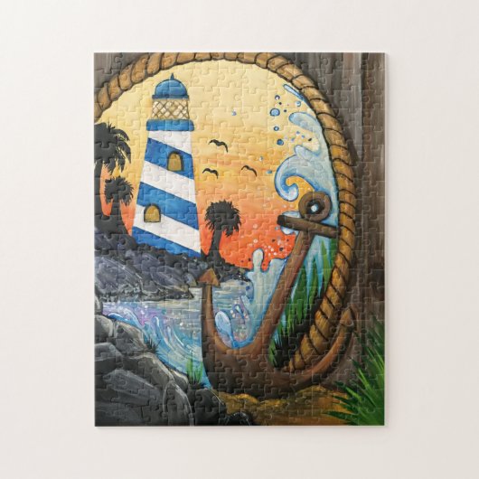 Light House View Puzzle (Vertikal)