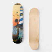 Light House View Skateboard (Vorderseite)
