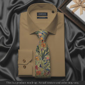 Light Impressionist Floral Necktie Krawatte