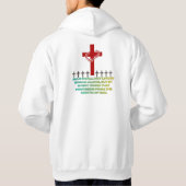 Light in the manger hoodie (Rückseite)