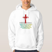 Light in the manger hoodie (Vorderseite)