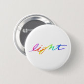 Light Inspirational Rainbow Word Button Buttons (Vorne & Hinten)