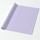 Light Iris Lila Simple Kariert Geschenkpapier (Ungerollt)