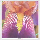 Light Iris Macro Artistic Abstrakt Aufkleber (Blatt)