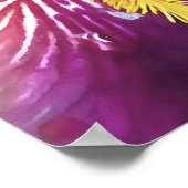 Light Iris Macro Artistic Abstrakt Poster (Ecke)
