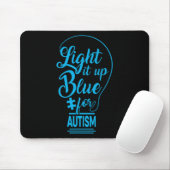 Light It Up Blue Autismus Awareness Gaben Autistic Mousepad (Mit Mouse)