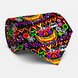 Light It UP Kürbislaterne Halloween Krawatte