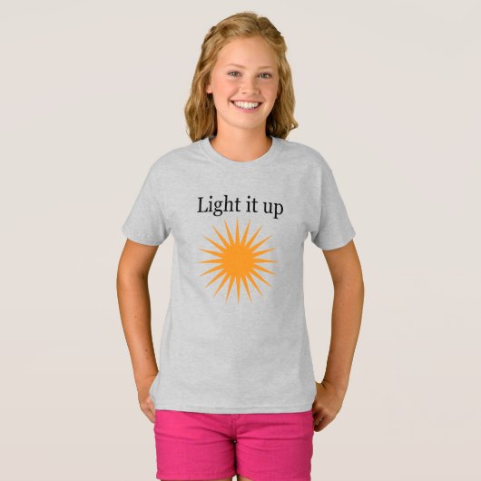 Light it up T-Shirt (Vorne ganz)