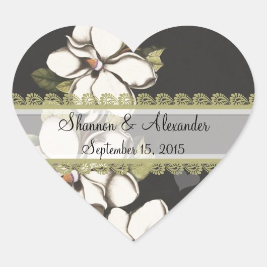 Light Ivory Vintag Magnolia Stickers (Vorderseite)