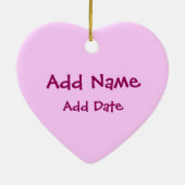 Light Karate Girl Keramikornament (Hinten)