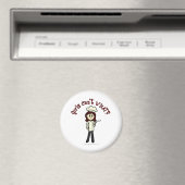 Light Koch Girl Magnet (In Situ (Geschirrspüler))