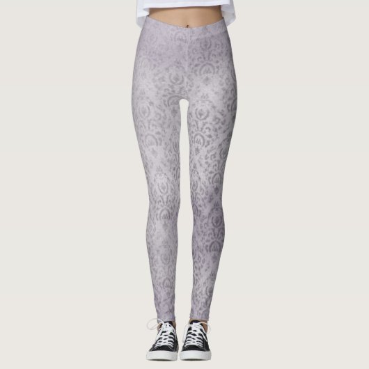 Light Lavendel Art Leggings (Vorderseite)