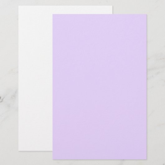 Light Lavender Briefpapier (Vorne/Hinten)