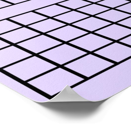 Light Lila 3 Monate Calendar Poster (Ecke)