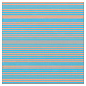 Light Lmon & Deep Sky Blue Pattern Stoff (Nahaufnahme)