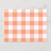 Light Lmon Gingham Pattern Postkarte (Vorderseite)