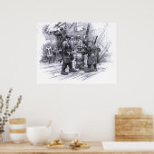 Light M.G. Post Poster (Küche)