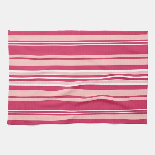 Light Maroon Stripes Geschirrtuch (Horizontal)