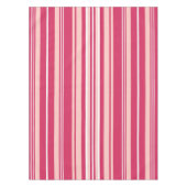 Light Maroon Stripes Tischdecke (Vorderseite)
