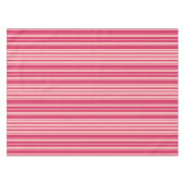 Light Maroon Stripes Tischdecke (Vorderseite (Horizontal))