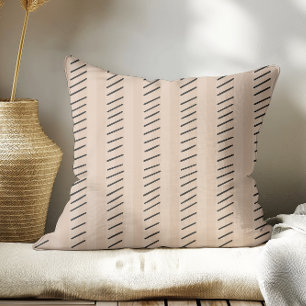 Light Mauve Green Moderne Boho Streifen werfen Kis Kissen