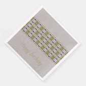 Light Mauve Pastel Serviette (Ecke)