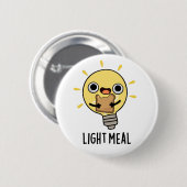 Light Meal Funny Electric Bulb Pun Button (Vorne & Hinten)