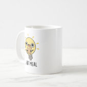 Light Meal Funny Electric Bulb Pun Kaffeetasse (Vorderseite Links)