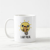 Light Meal Funny Electric Bulb Pun Kaffeetasse (Links)