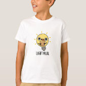 Light Meal Funny Electric Bulb Pun T-Shirt (Vorderseite)