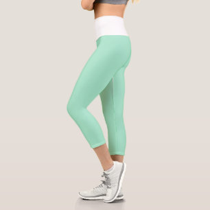 Light Minze Capri Leggings