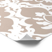 Light Mocha Lace Poster (Ecke)