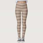 Light Mocha Stripes Leggings (Vorderseite)