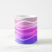 Light Multicolor, Rainbow Layout mit flachen Linie Kaffeetasse (Mittel)