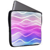 Light Multicolor, Rainbow Layout mit flachen Linie Laptopschutzhülle (Vorne Rechts)
