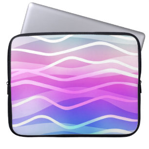 Light Multicolor, Rainbow Layout mit flachen Linie Laptopschutzhülle