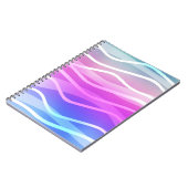 Light Multicolor, Rainbow Layout mit flachen Linie Notizblock (Linke Seite)