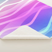 Light Multicolor, Rainbow Layout mit flachen Linie Sherpadecke (3/4)