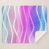 Light Multicolor, Rainbow Layout mit flachen Linie Sherpadecke (Vorderseite (Horizontal))
