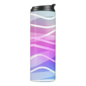 Light Multicolor, Rainbow Layout mit flachen Linie Thermosbecher (Nach links gedreht)