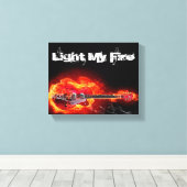 Light My Fire Leinwanddruck (Insitu (Holzboden))